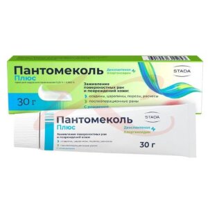 Пантомеколь плюс крем для наружного применения 5.25% + 0.802% 30г. Фото