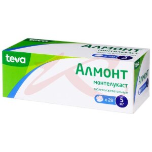 Алмонт таблетки жевательные 5мг №28. Фото