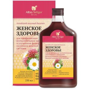 Алтайский бальзам медовый женское здоровье 250мл.. Фото