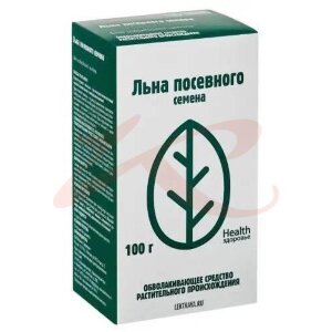 Льна посевного семена семя 100г. Фото