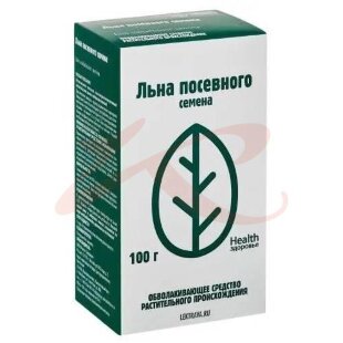 Льна посевного семена семя 100г. Фото