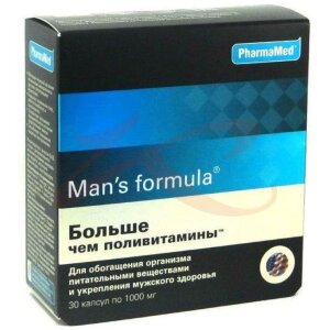 Изображение Мен-с формула больше чем поливитамины капсулы №30 Мен-с формула больше чем поливитамины капсулы №30. Фото