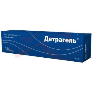 Детрагель гель для наружного применения 80г. Фото
