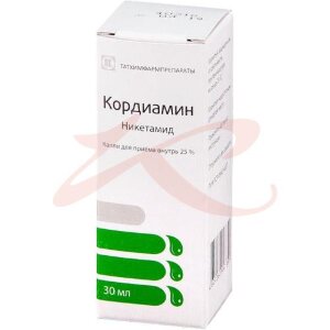 Изображение Кордиамин капли для приема внутрь 250мг/мл 30мл Кордиамин капли для приема внутрь 250мг/мл 30мл. Фото