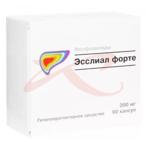 Эсслиал форте капсулы 300мг №90. Фото