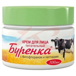 Лошадиная сила буренка крем для лица 100мл питат. фитофлор + пептид. Фото