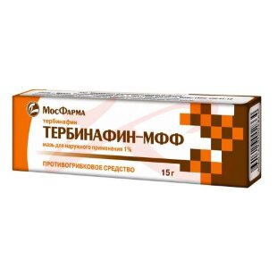Тербинафин-мфф мазь для наружного применения 1% 15г. Фото
