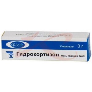 Изображение Гидрокортизон мазь глазная 0.5% 3г Гидрокортизон мазь глазная 0.5% 3г. Фото
