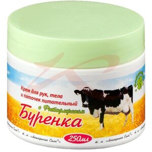 Лошадиная сила буренка крем для рук и тела 250мл с фитофлораном. Фото