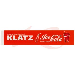 Клатц зумерс зубная паста 75мл кола со льдом. Фото
