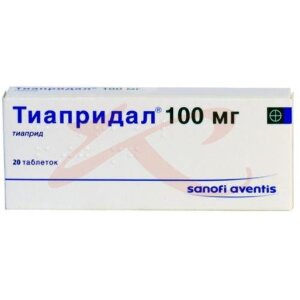 Тиапридал таблетки 100мг №20. Фото