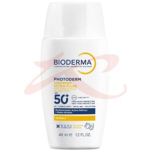 Биодерма фотодерм иксдефенс флюид солнцезащитный 40мл spf50 д/всех типов кожи. Фото