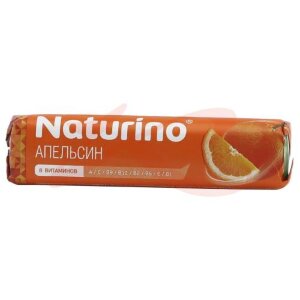 Натурино пастилки 4.2г №8 (33.6г) с витам. и соком апельсина. Фото