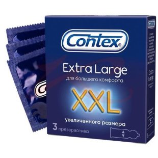 Контекс экстра лардж презервативы №3 увеличенного размера. Фото