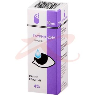 Таурин-диа капли глазные 4% 10мл. Фото